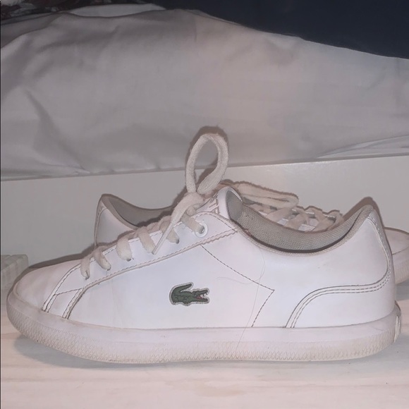 SOLD White Lacoste Shoes - Picture 2 of 5